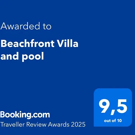 Villa Beachfront And Pool *