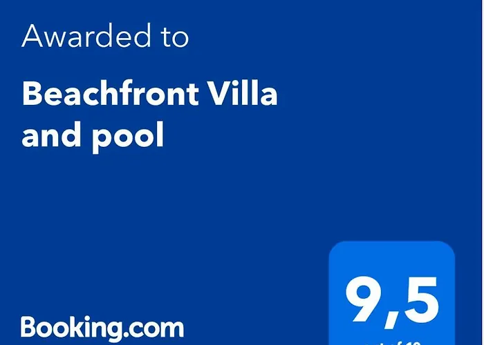 Villa Beachfront And Pool *